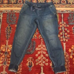 Jean joggers